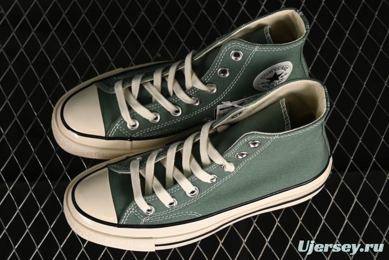 Converse Chuck 1970s High Top Casual Canvas Sneakers in Pine Green - A06521C