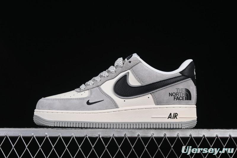Nike Air Force 1 '07 Low The North Face Collaboration Grey Suede Casual Sneakers - XZ6188-763