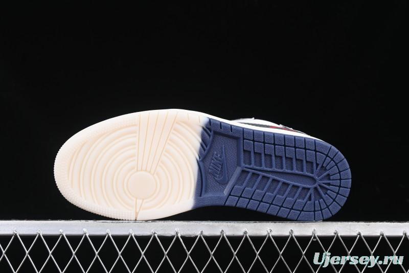 Nike Travis Scott x Fragment Design x Air Jordan 1 Low OG SP AJ1 Retro Sneakers - DM9288-008