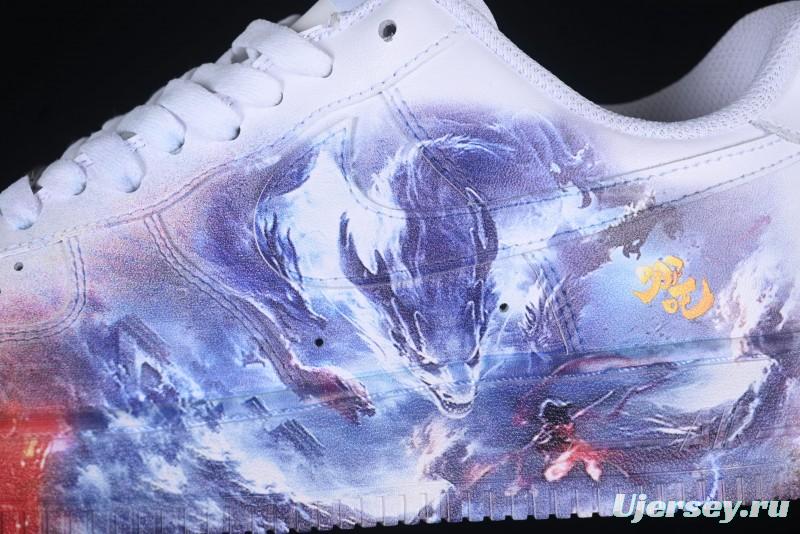 Nike Air Force 1 '07 Low Casual Sneakers with All-sole Air Cushion - CW2288-111