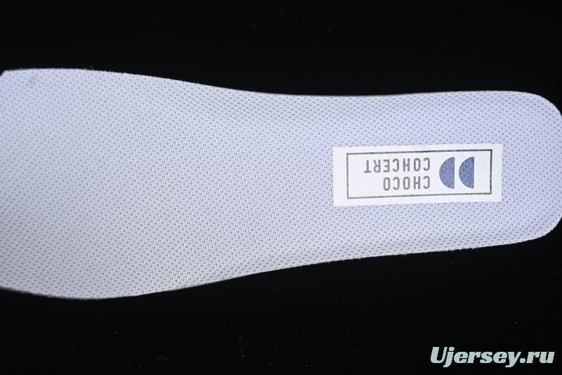 Choco Concert Leather Asymmetrical Fashion Sneakers Silver White - AJE5