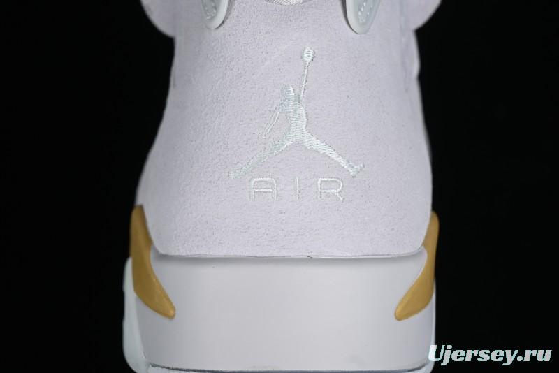 Nike Air Jordan 6 Retro Paris Olympics Sneakers with Metallic Gold Accents - DQ4914-074