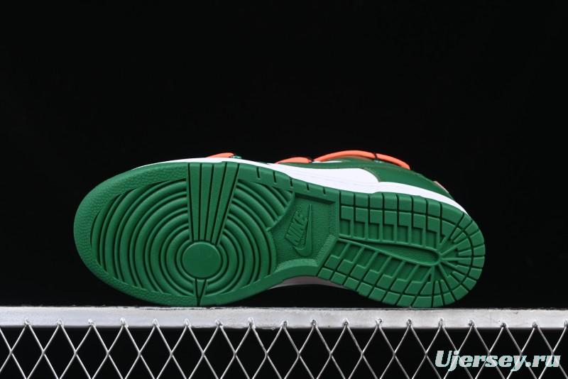 Off-White x Futura x Nike Dunk Low OW Collaboration Sneakers - CT0856-100