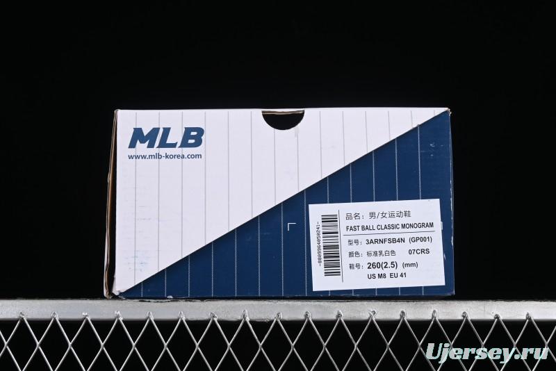 New York Yankees NY MLB Fast Ball Classic Monogram 24SS Retro Casual Running Shoes - 3ARNFSB4N07CRS