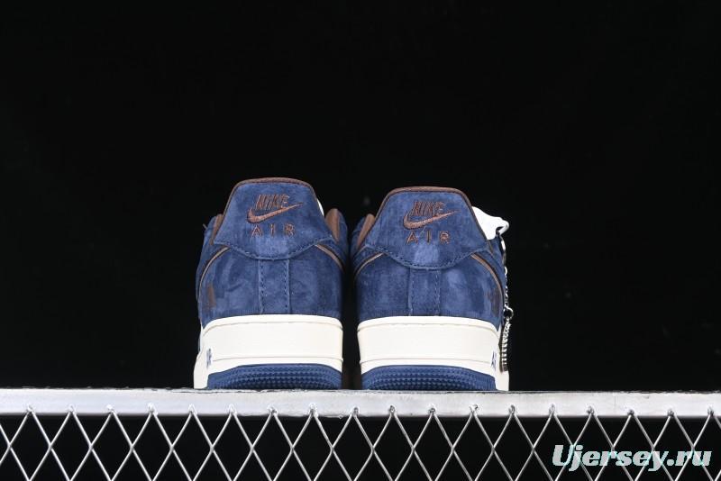 Nike Air Force 1'07 Low The North Face Collaboration - Steel Blue Low-Top Casual Sneakers - KK1988-032