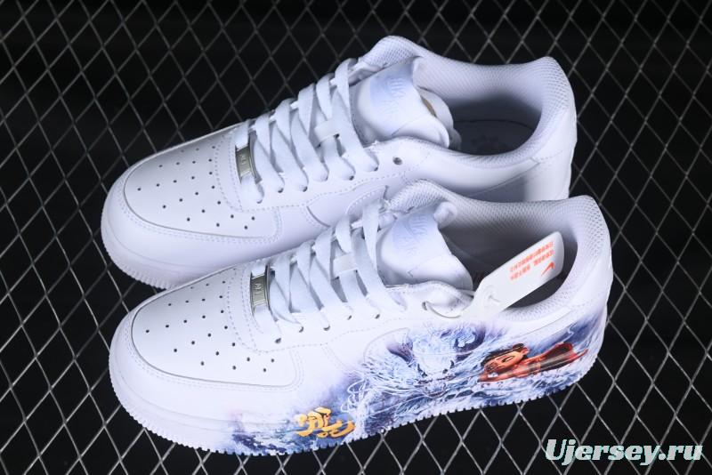 Nike Air Force 1 '07 Low Casual Sneakers with All-sole Air Cushion - DD8959-100