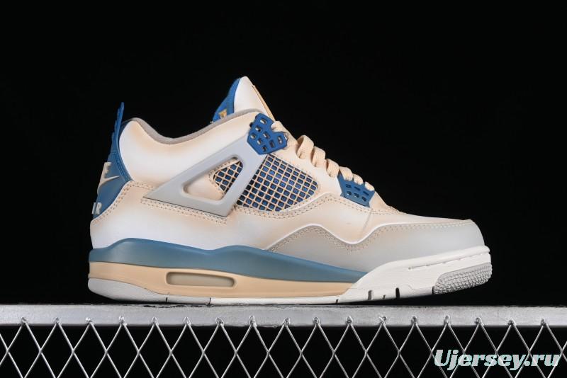 Nike Air Jordan 4 Retro Basketball Shoes Blastoise Collaboration - 308797-105