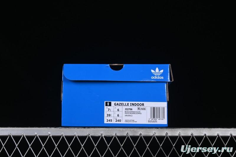 Adidas Originals Gazelle Indoor JI2756 Retro Casual Slip-Resistant Wear-Resistant Low-Top Sneakers