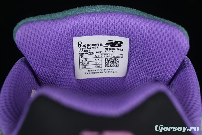 New Balance 9060 Retro Casual Running Sneakers with ABZORB Cushioning Technology - U9060WRB