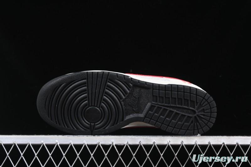 Nike SB Dunk Low Year of the Snake Limited Edition Auspicious Clouds Red Hook Anniversary Custom Low-Top Casual Skate Shoes - DJ2024-094