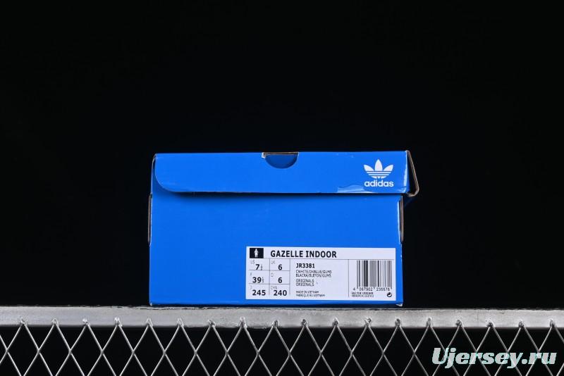 Adidas Originals Gazelle Indoor JR3381 Retro Casual Slip-Resistant Wear-Resistant Low-Top Sneakers