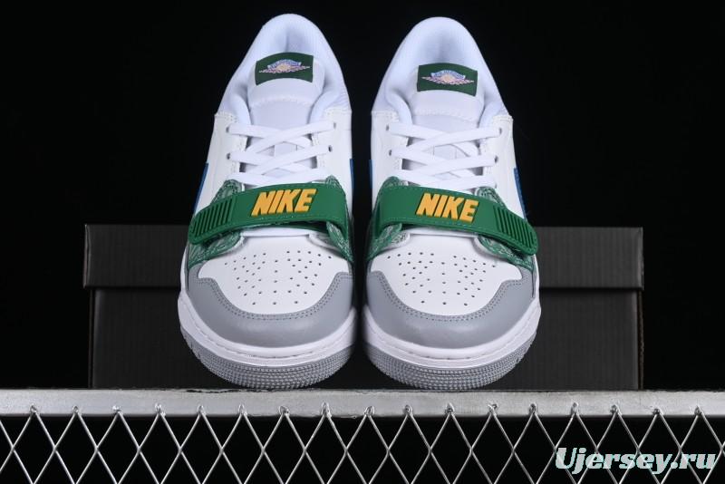 Nike Air Jordan Legacy AJ312 Low Triple Strap Sneakers with Premium Leather - CD9054-140