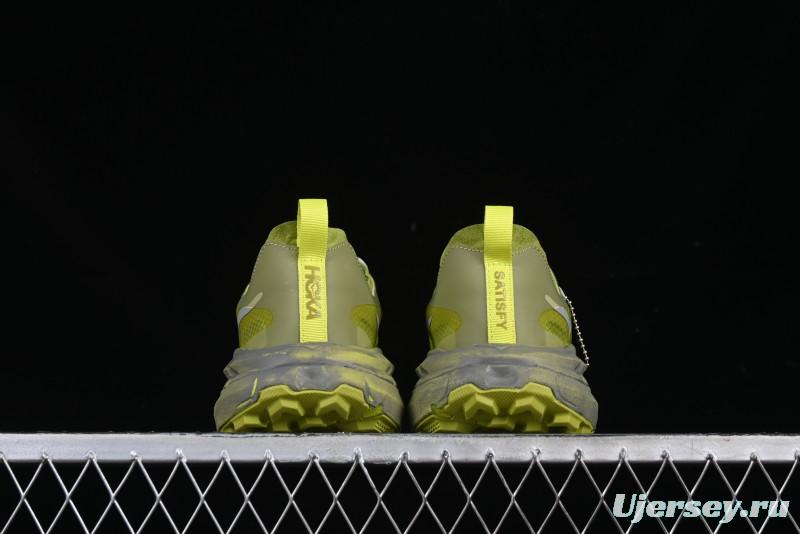 HOKA ONE ONE Satisfy Running Mafate Trail Low Top Cushioned Outdoor Hiking Shoes - 1157050 SLFR