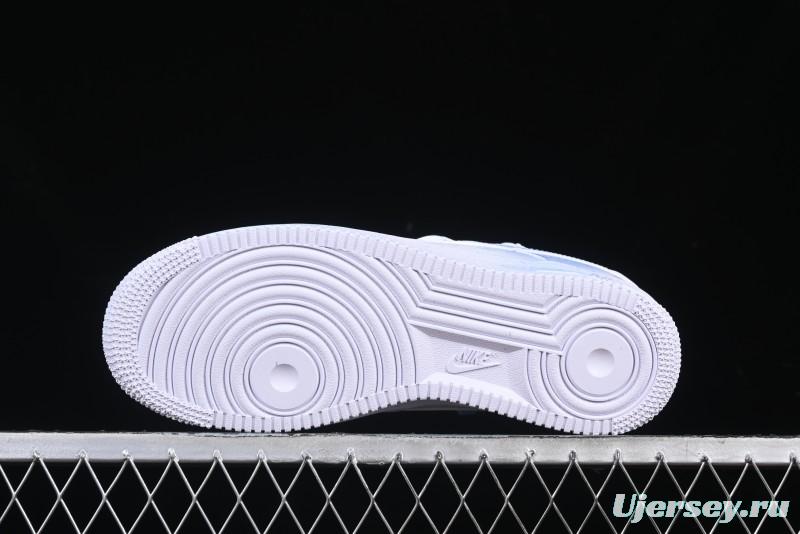 Nike Air Force 1 '07 Low Snow Tie-Dye Casual Sneakers with Lace-Up Closure - ZH0316-057