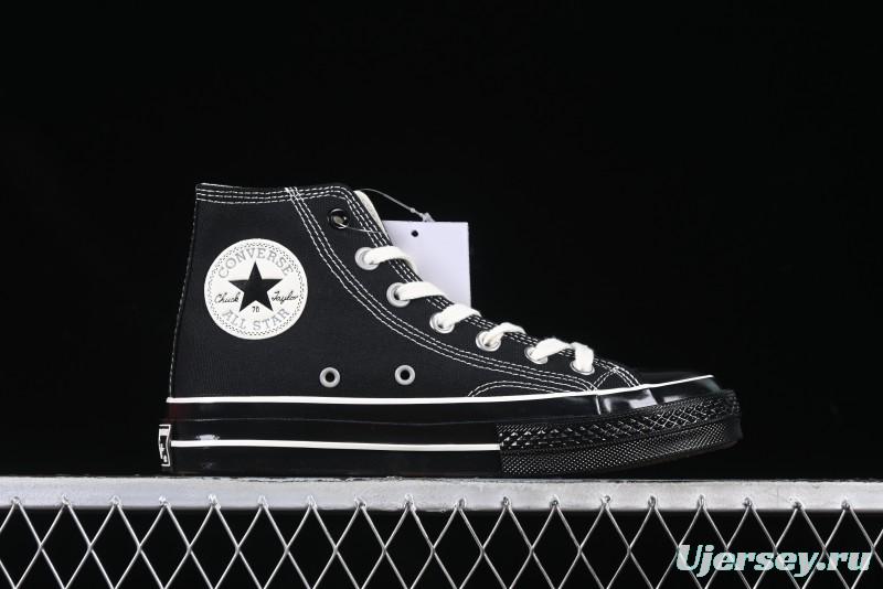 Converse Chuck 1970s High Top Canvas Sneakers with Star Stitch Design - A15743C
