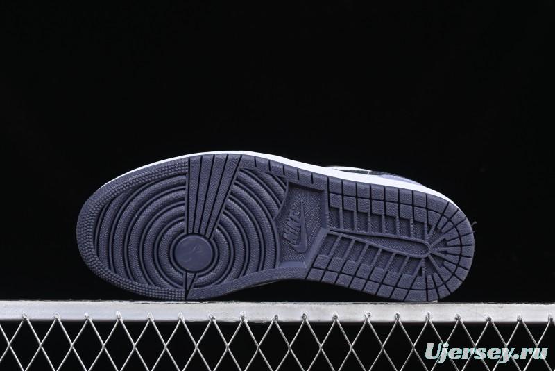 Nike Air Jordan 1 Low AJ1 Haze Purple Casual Lifestyle Sneakers - 553558-145