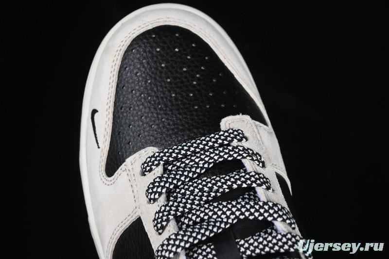 Nike SB Dunk Low Lightning Collaboration Daisy White Swoosh Anniversary Custom Low-Top Casual Skate Shoes - DJ2024-073
