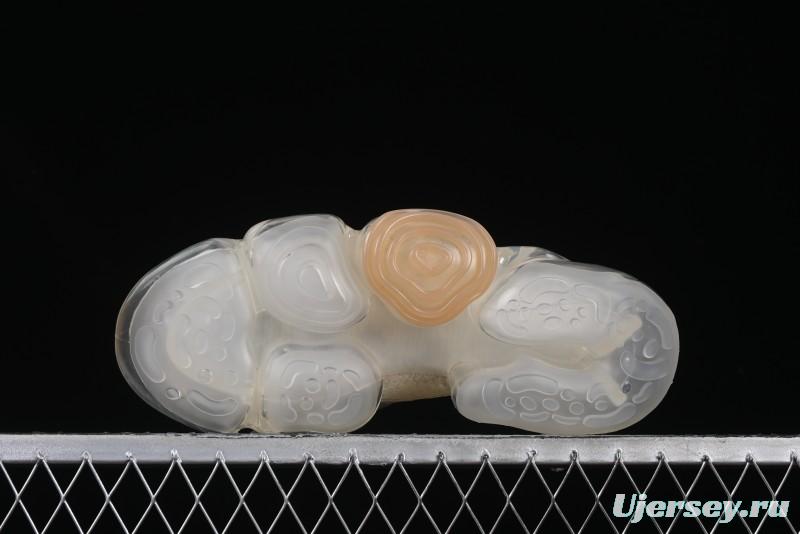 Grounds Big Bubble High Platform Sneakers in Cream White - AJE5