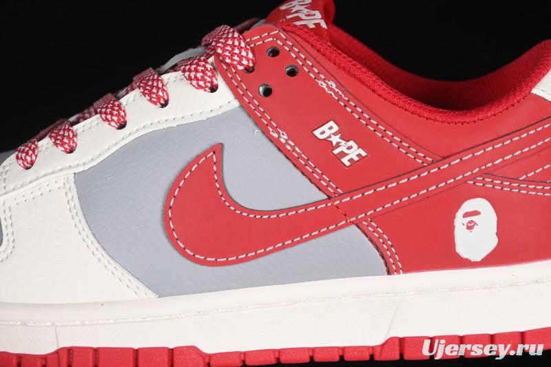 Nike SB Dunk Low BAPE Collaboration Anniversary High-End Custom Sneakers - BB8969-008