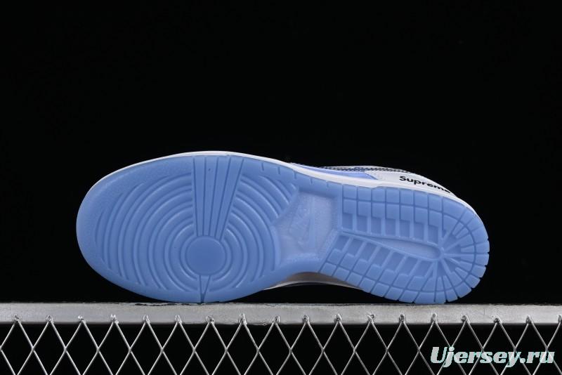 Supreme x Nike SB Dunk Low Royal Blue Anniversary High-End Custom Casual Skate Shoes - JH8039-936