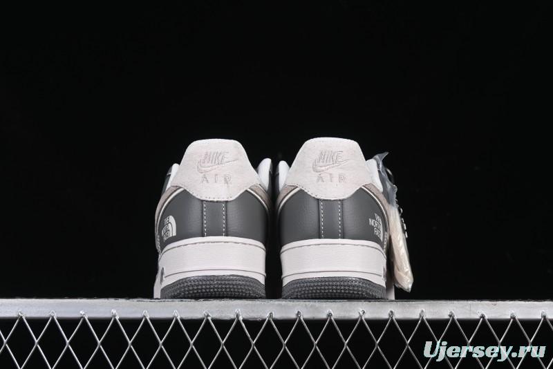 Nike Air Force 1 '07 Low North Face Collaboration Light Grey Two-Tone Low-Top Casual Sneakers - DM6688-046