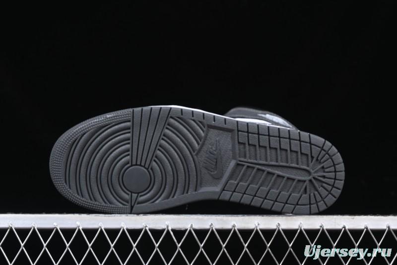 Nike Air Jordan 1 Mid AJ1 White Black Gray Culture Leisure Sneakers - DQ8426-001