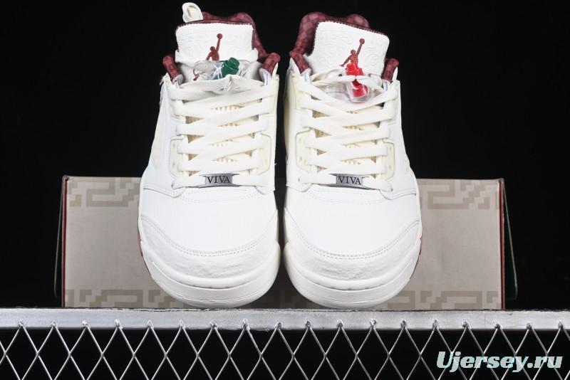 Nike Air Jordan 5 Low "El Grito" Basketball Shoes - HF8833-100