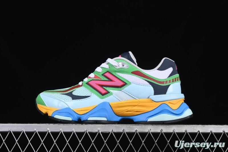 New Balance 9060 Retro Casual Running Sneakers with ABZORB Cushioning Technology - U9060NBN