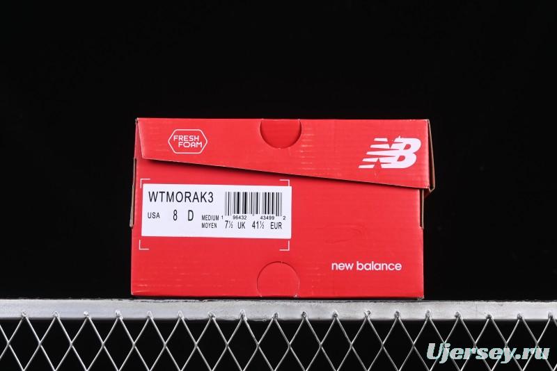 New Balance Fresh Foam X More V3TDS Low-Top Running Shoes with Durable Anti-Slip Design - WTMORAK3