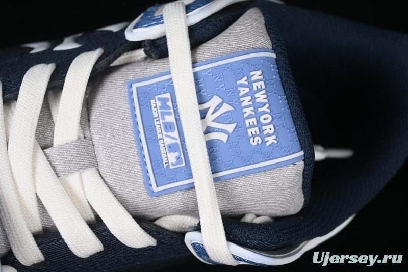 New York Yankees MLB Chunky Liner Lightweight Platform Sneakers with 6cm Height Increase - 3ASXCHL4N50BLS