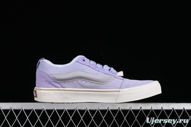 Vans Knu-Skool VR3 LX Low-Top Retro Sneakers in Dusty Purple - VN0009QCB9P