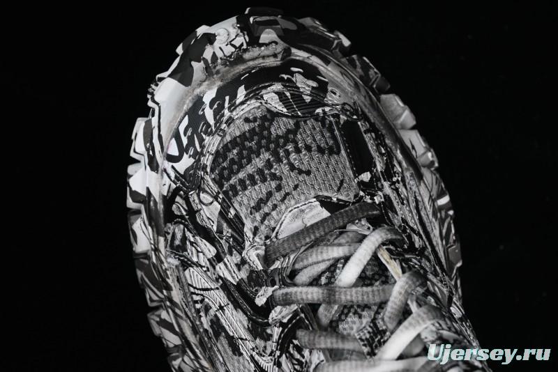 Balenciaga Defender Rubber Platform Sneakers Low-Top Tank Tread Tire Design Outdoor Casual Sports Running Shoes - W2RG19010