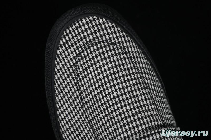 Vans Demons Style 53 Black White Retro Houndstooth Loafers - VN000CQPYER