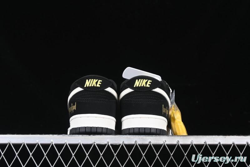 Nike SB Dunk Low FOG Collaboration - Anniversary High-End Custom Low-Top Casual Sneakers - KK1333-016