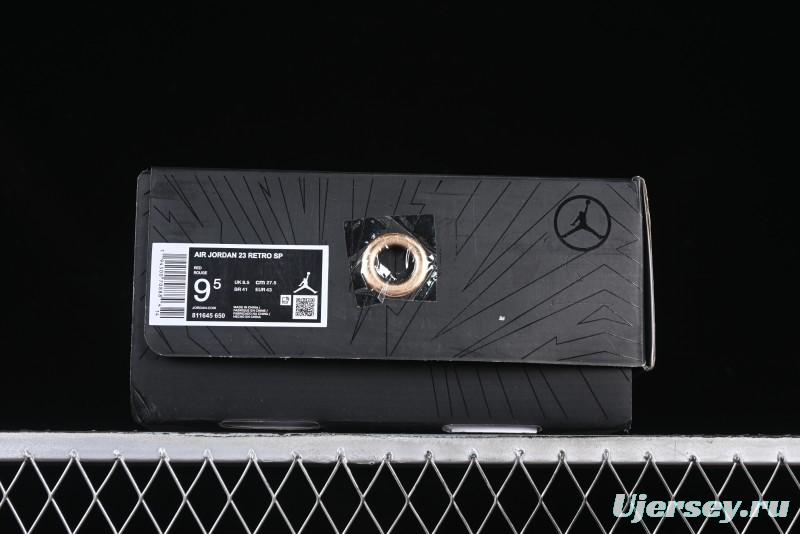 Nike Air Jordan 23 AJ23 Mid Retro Casual Sneakers Basketball Shoes with Visible Air Cushion - 811645-650