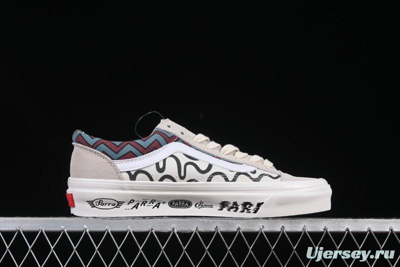 Vans Parra x Otw By Vans Low-Top Casual Skate Shoes with Surrealist Pop Art Design - VN0A3WKT4QA