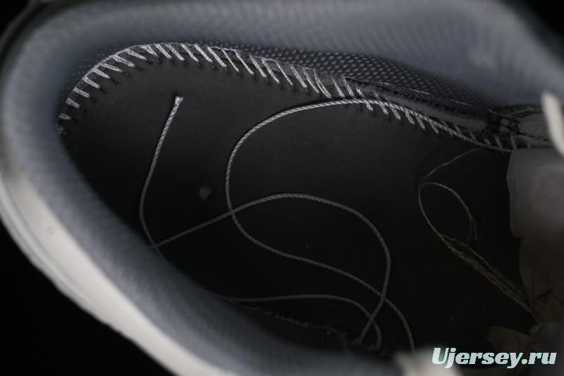 Nike Air Jordan 1 Low AJ1 Panda Prank Modern Gray Floral Low-Top Casual Sneakers - 553560-053