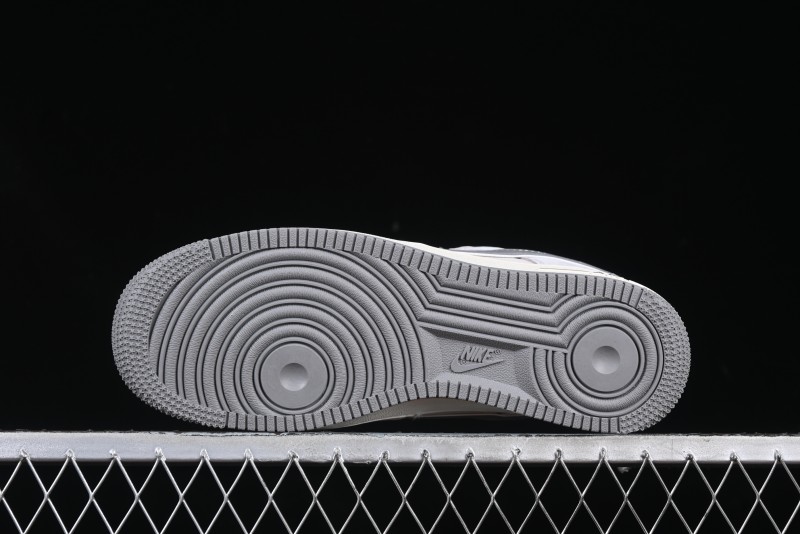 Nike Air Force 1 '07 Low The North Face Collaboration Grey Pigskin Grey Sole Low-Top Casual Sneakers - XZ6188-915