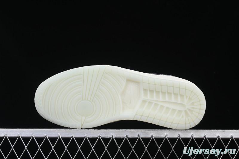 Nike Air Jordan 1 Low OG Retro Basketball Shoes Snake Year Limited Edition Silver Snake - HF3144-100