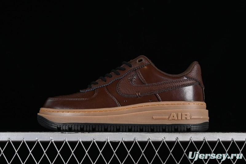 Nike Air Force 1 Low Luxe Casual Sneakers with Thick Sole and Waterproof Design - DM2451-200