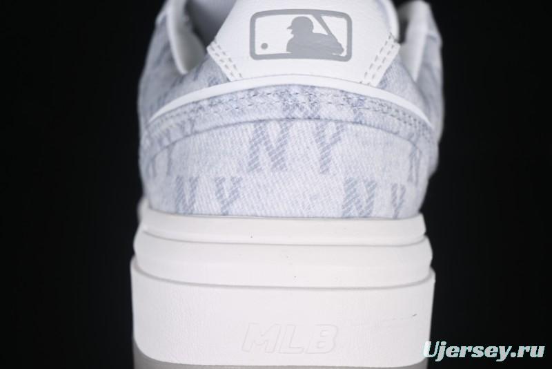 New York Yankees Chunky Liner Mid Denim Monogram Platform Sandals - 3ASXD065N50GRS
