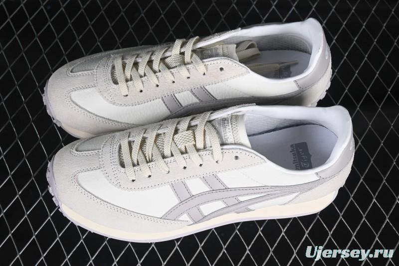 Classic Onitsuka Tiger Mexico 66 Shoes – White & Grey Minimalist Design
