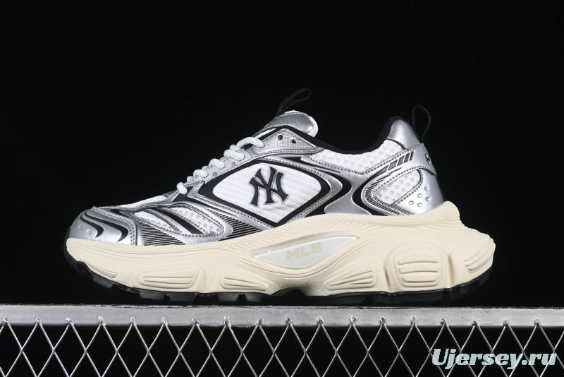 New York Yankees MLB Winner Chunky Height Increasing Thick Sole Running Shoes - 3ASHWD15N50IVS