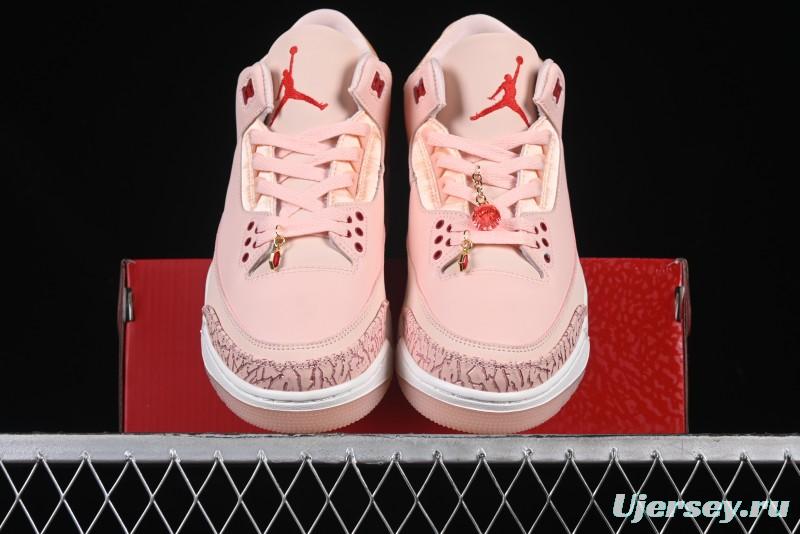 Nike Air Jordan 3 Retro Valentine's Day Limited Edition Sneakers - HJ0178-600