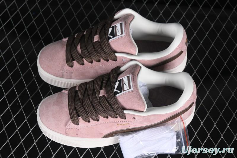 PUMA Suede Classic Sneakers - Rose Pink & Chocolate Brown
