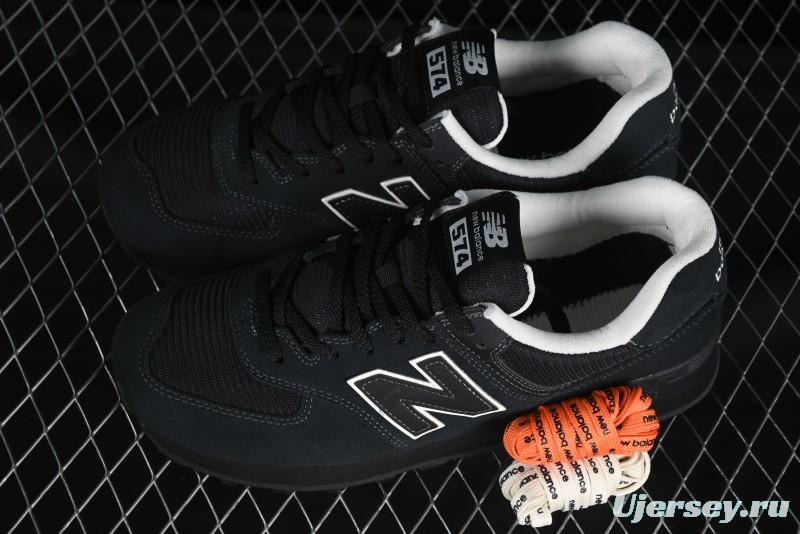 New Balance 574 Classic Black Sneakers - Timeless Style & Comfort