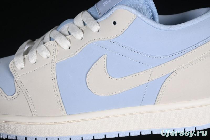 Nike Air Jordan 1 Low "Hydrogen Blue" Casual Sneakers with Retro Design - IB4003-407