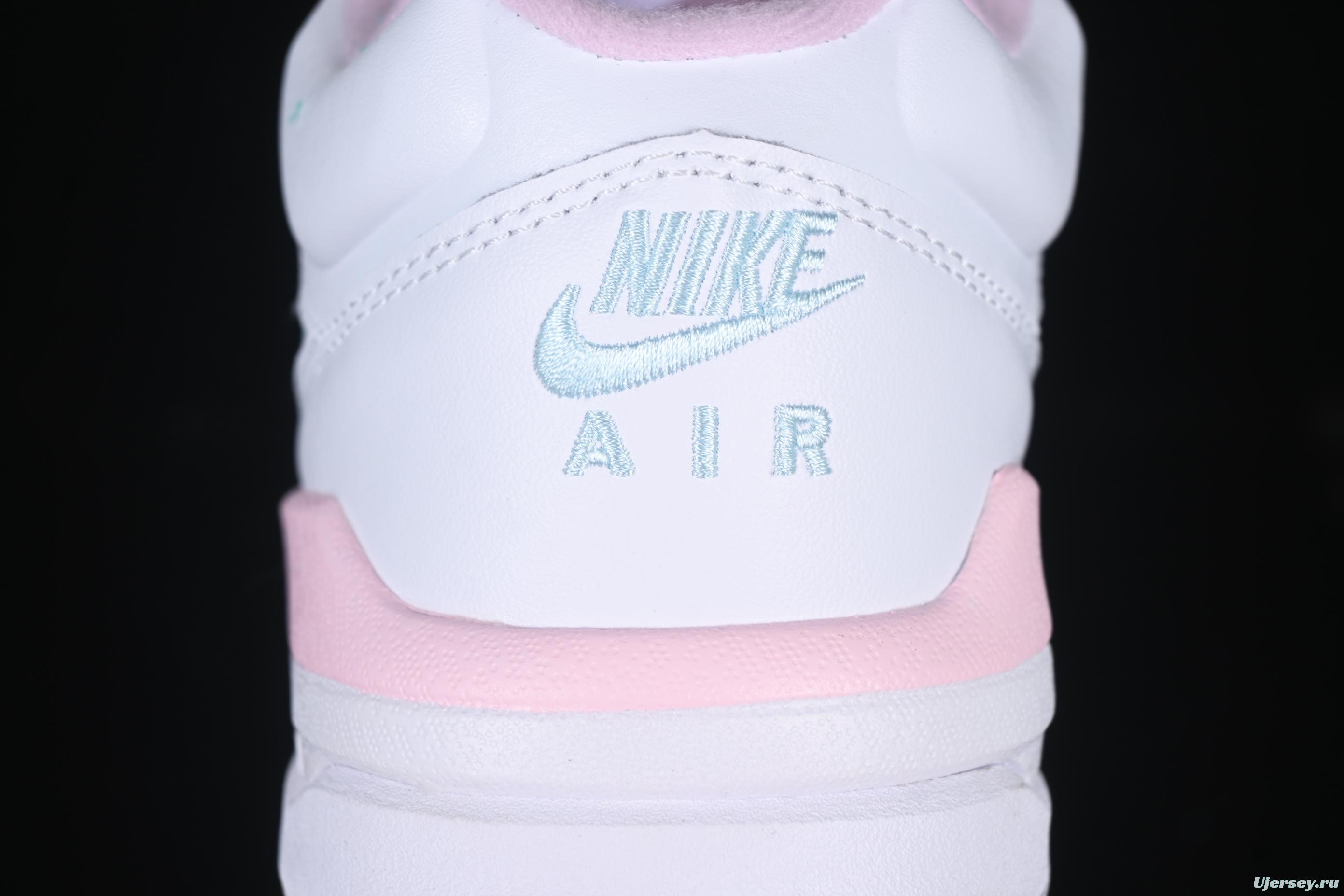 Nike Court Slide Women's Sneakers - Pastel Pink & Aqua Accents