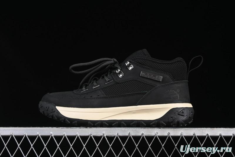 Timberland Solar Wave Low Hiking Sneakers - Black/Off-White