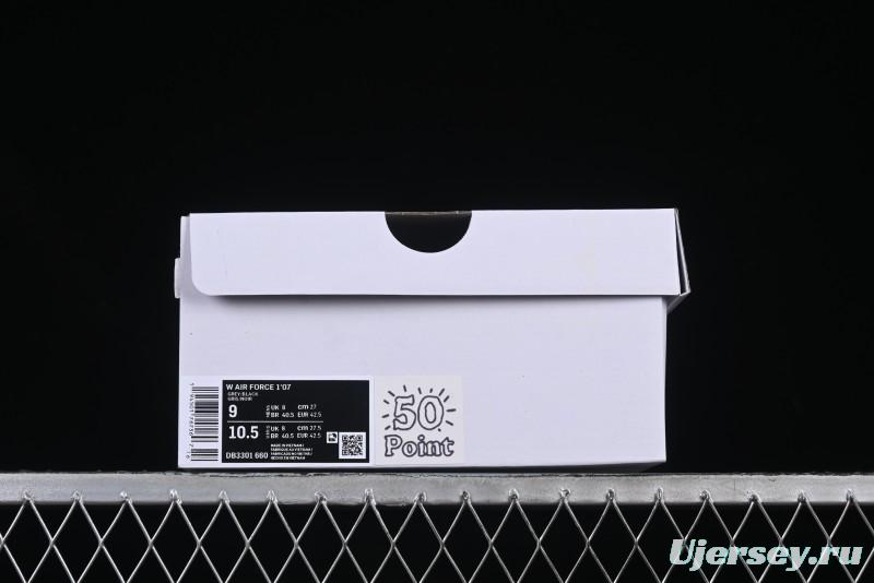 Nike Air Force 1 MVP "Rock Plan" Custom Edition - Black & White